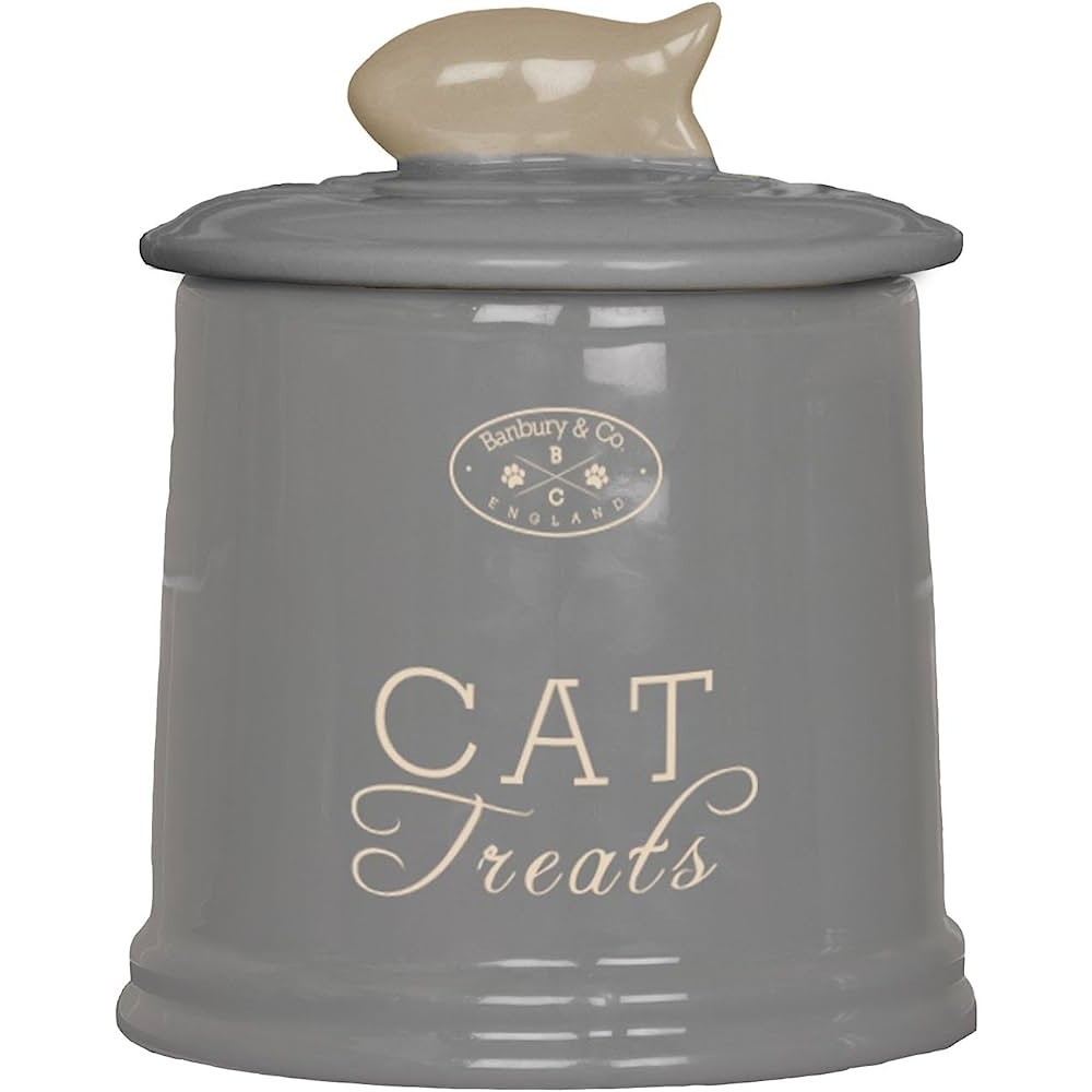 Κεραμικό Βάζο για Αποθήκευση Τροφής - Λιχουδιές Γάτας