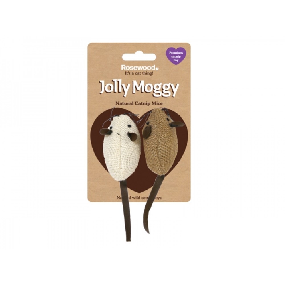 Παιχνίδι Γάτας Jolly Moggy Natural Wild Catnip Toys - Mice