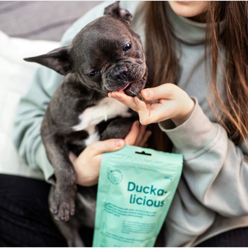 Buddy Pet Food Φυσικές Λιχουδιές με Πάπια και Δεντρολίβανο Duckalicious 150gr