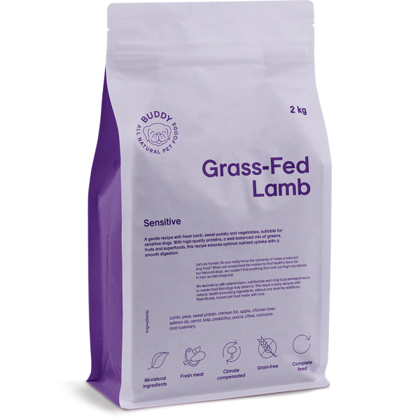 Buddy Pet Food Grass-Fed Lamb For Sensitive Dogs