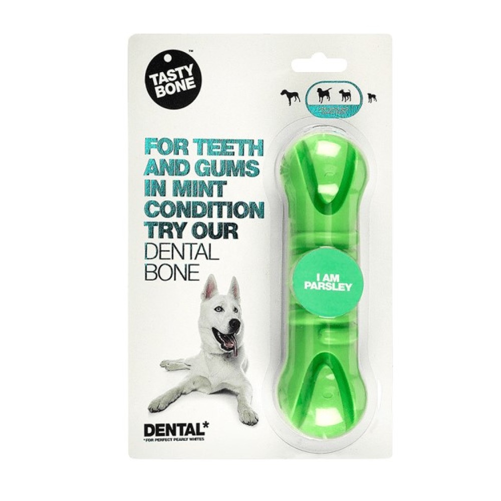 Ανθεκτικό Παιχνίδι Σκύλου για την Στοματική Υγιεινή Dental Bone με Άρωμα Μαϊντανού