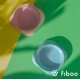 Fiboo Μπολ Φαγητού - Νερού για Κατοικίδια Yellow Medium 400ml