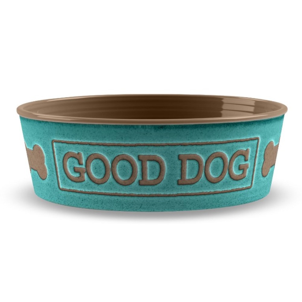 Μπολ Φαγητού - Νερού για Κατοικίδια Good Dog Teal Medium 946ml