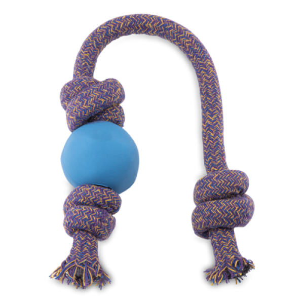 Παιχνίδι Σκύλου Beco Ball on Rope Blue