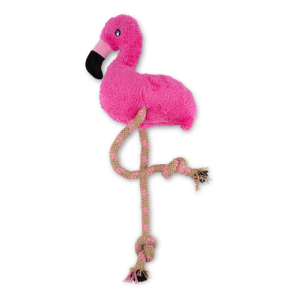 Παιχνίδι Σκύλου Beco Hemp Rope Flamingo