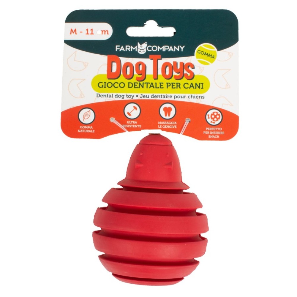 Μασητικό Παιχνίδι Σκύλου Rubber Dental Bouncy Treat Holder Ball L