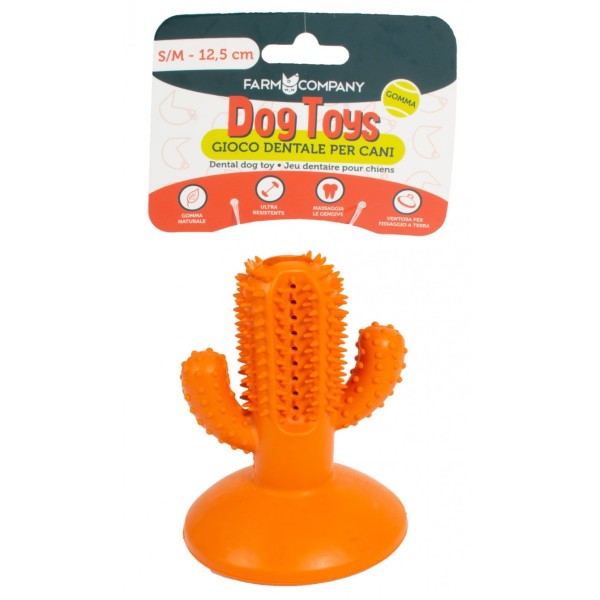 Μασητικό Παιχνίδι Σκύλου με Βεντούζα Cactus Dental 