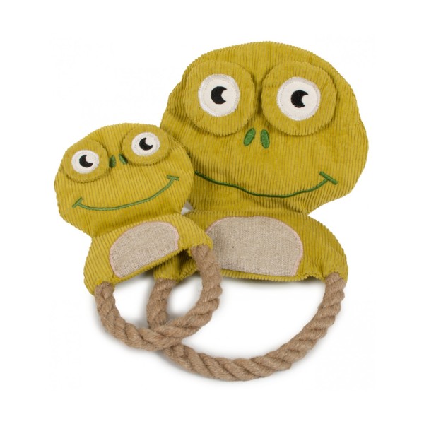 Οικολογικό Παιχνίδι Σκύλου Green Toys Cotton & Hemp Rope Frog