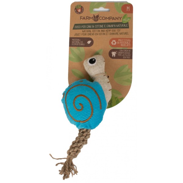 Οικολογικό Παιχνίδι Σκύλου Green Toys Cotton & Hemp Rope Snail
