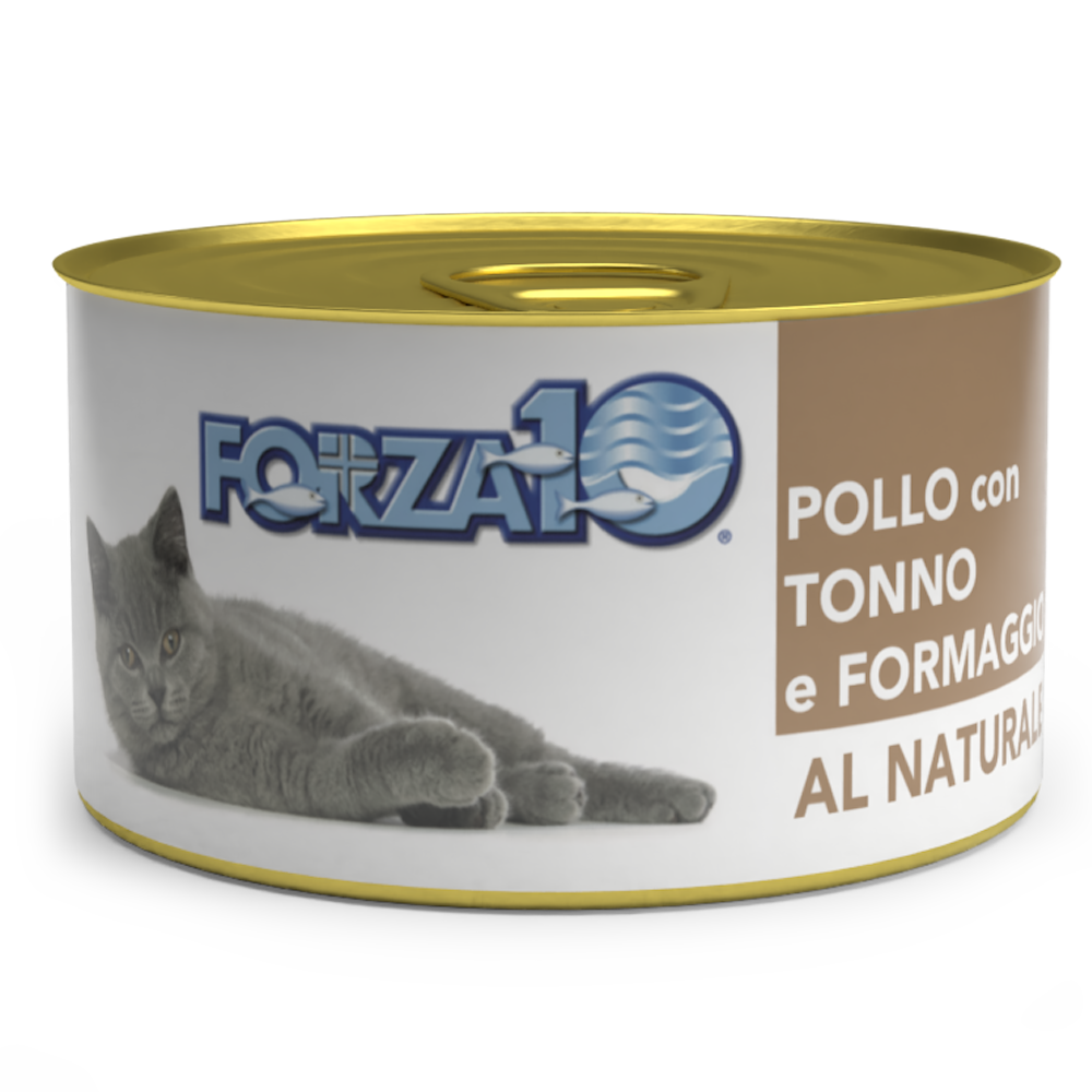 Forza10 Al Natural Κονσέρβα Γάτας Κοτόπουλο - Τόνος - Τυρί 75gr