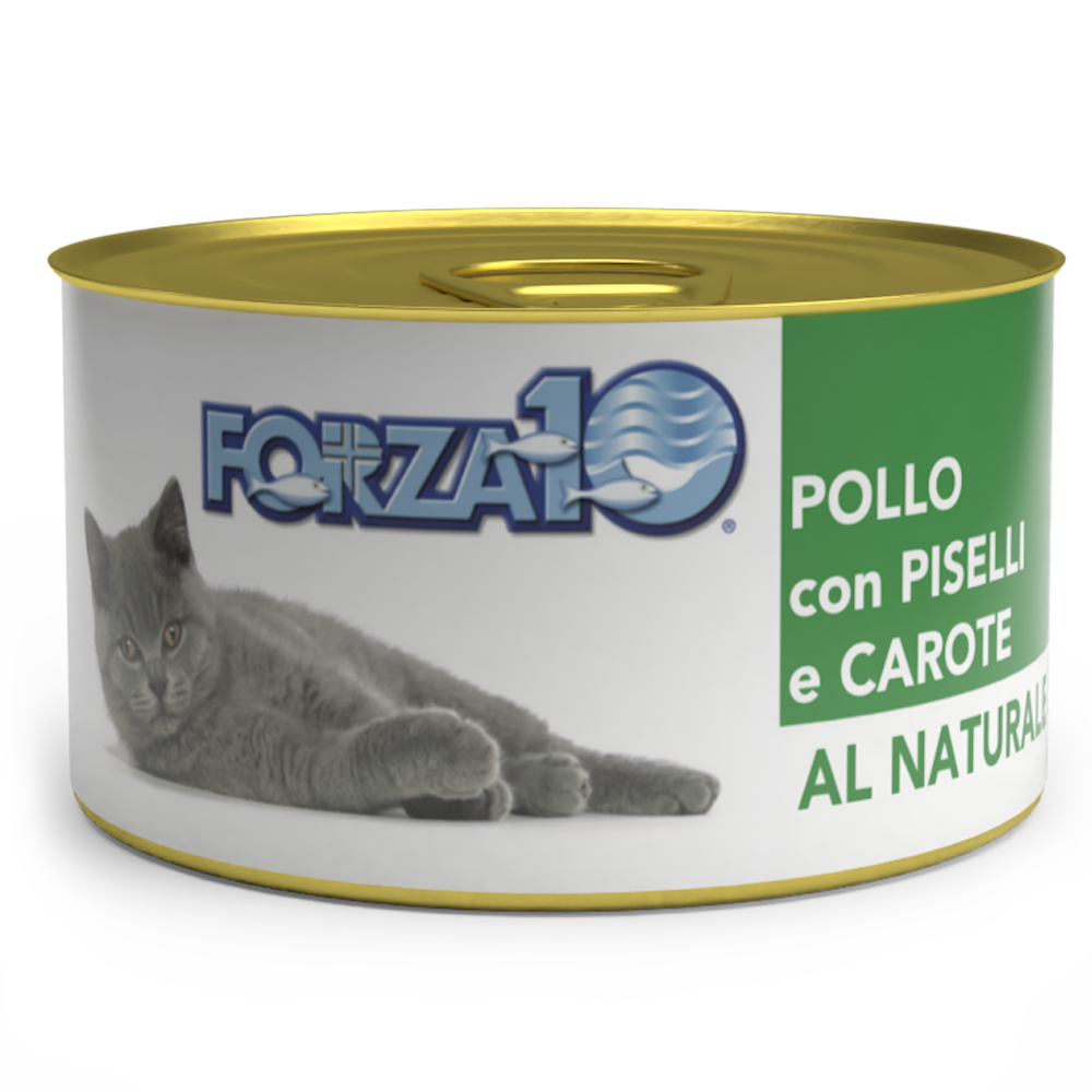 Forza10 Al Natural Κονσέρβα Γάτας Κοτόπουλο - Αρακάς - Καρότο 75gr