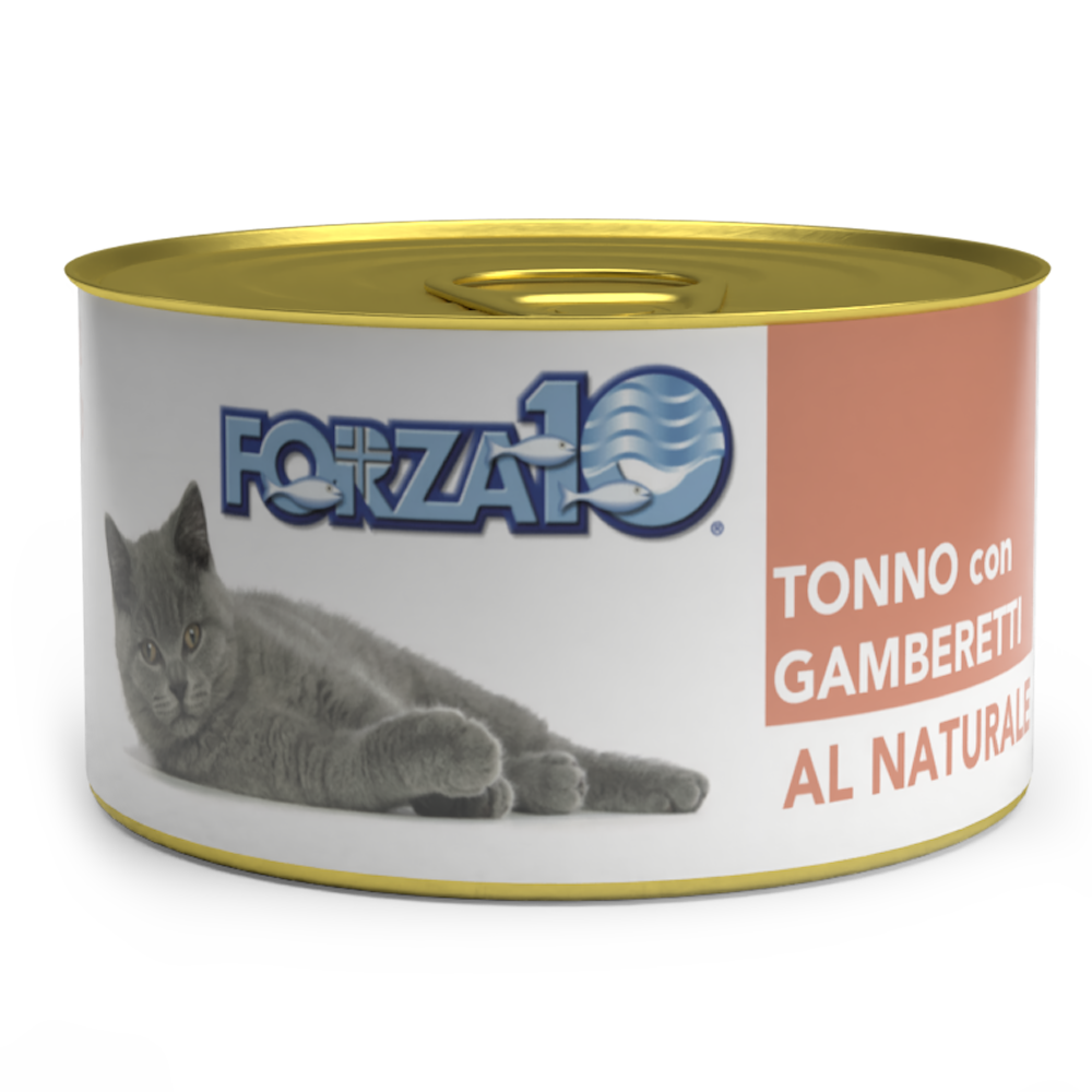 Forza10 Al Natural Κονσέρβα Γάτας Τόνος - Γαρίδα 75gr