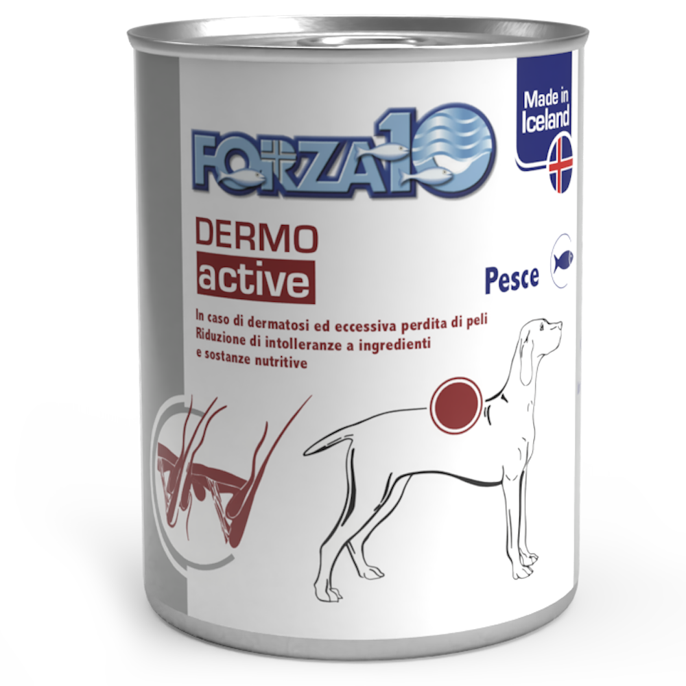 Forza10 Κονσέρβα Σκύλου Actiwet Dermo Active με Ψάρι 390gr