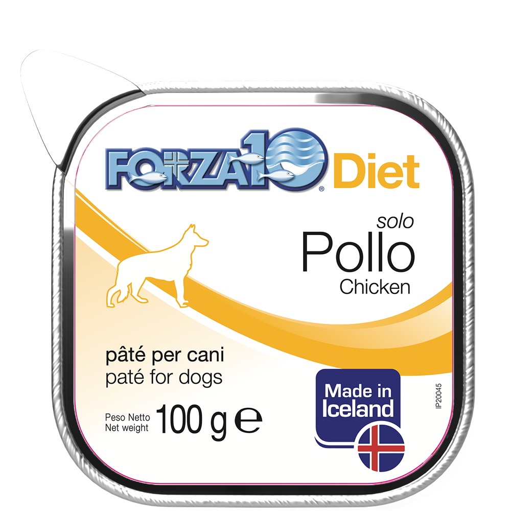 Forza10 Solo Diet Πατέ με Κοτόπουλο, χωρίς γλουτένη 100-300gr