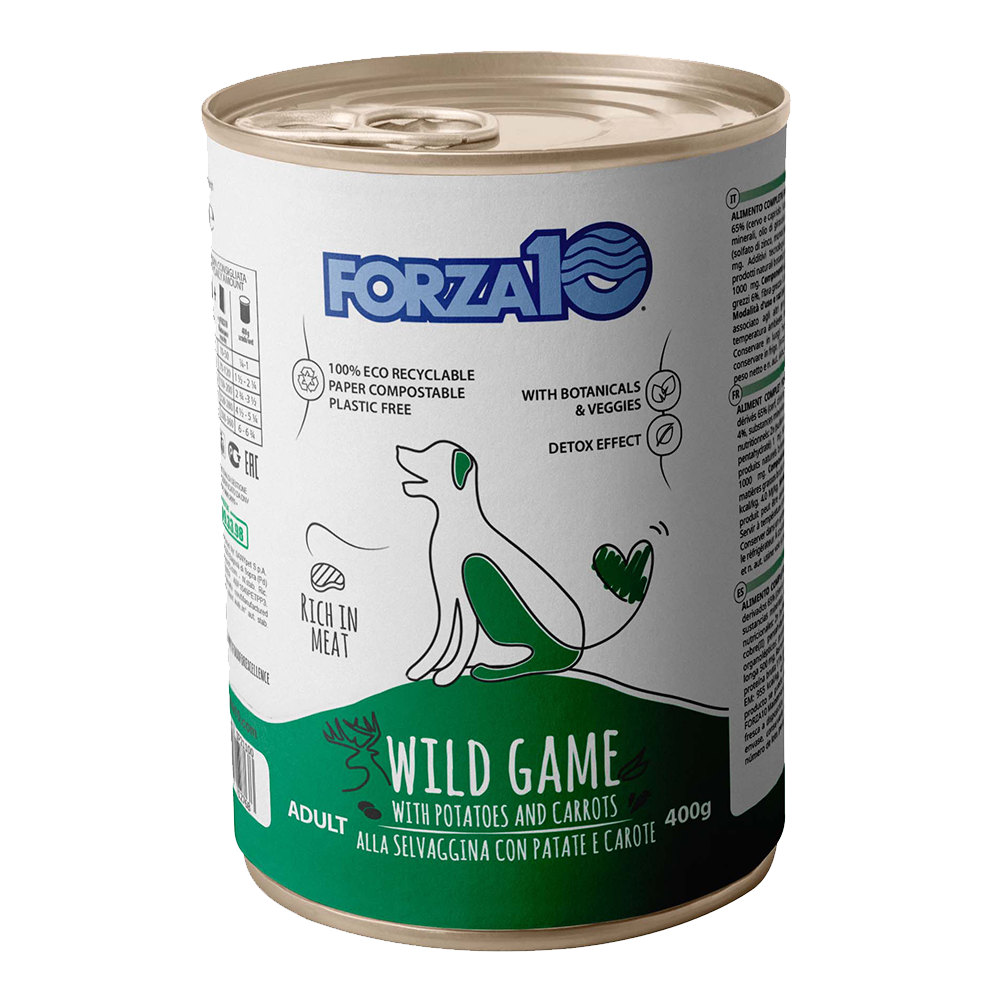 Forza10 Κονσέρβα Σκύλου Maintenance Wild Game με Πατάτες και Καρότα 400gr