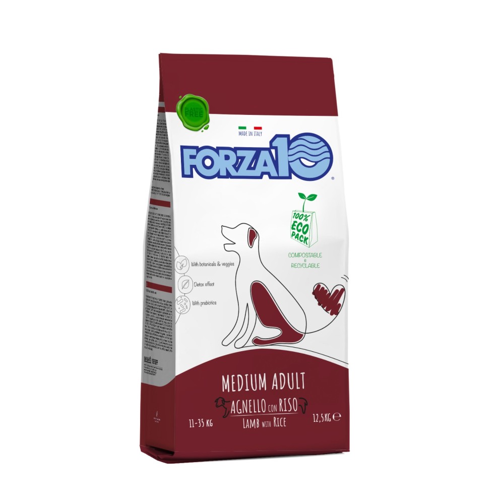 Forza10 Medium Adult Maintenance Αρνί και Ρύζι 12.5kg