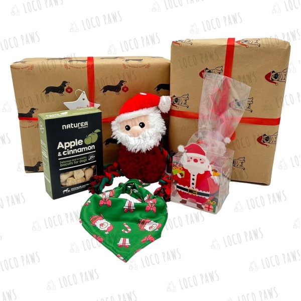 Santa Paws Dog Gift Box