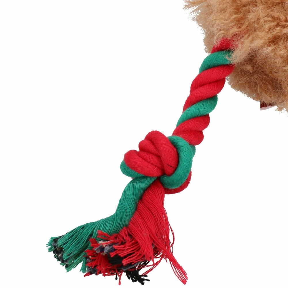 Χριστουγεννιάτικο Παιχνίδι Σκύλου Fluffy Ropee Santa