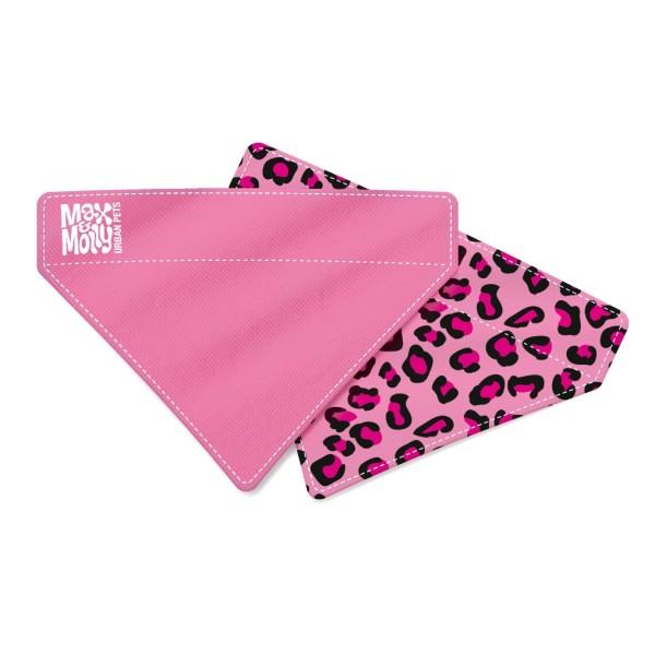 Μπαντάνα για Κατοικίδια Max & Molly Leopard Pink