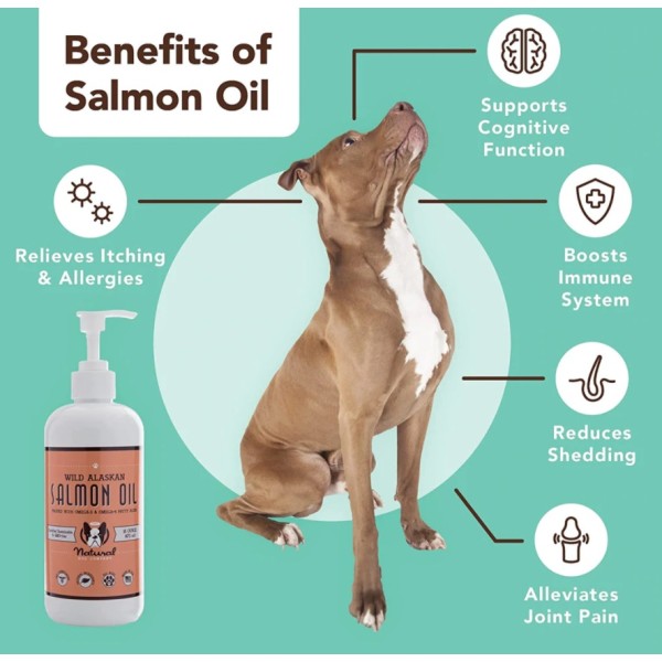 Wild Alaskan Salmon Oil για Σκύλους 470ml