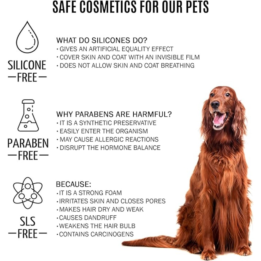 Σαμπουάν Pure Nature Herbal Detox με Αιθέρια Έλαια για Βαθύ Καθαρισμό για Σκύλους και Γάτες 400ml