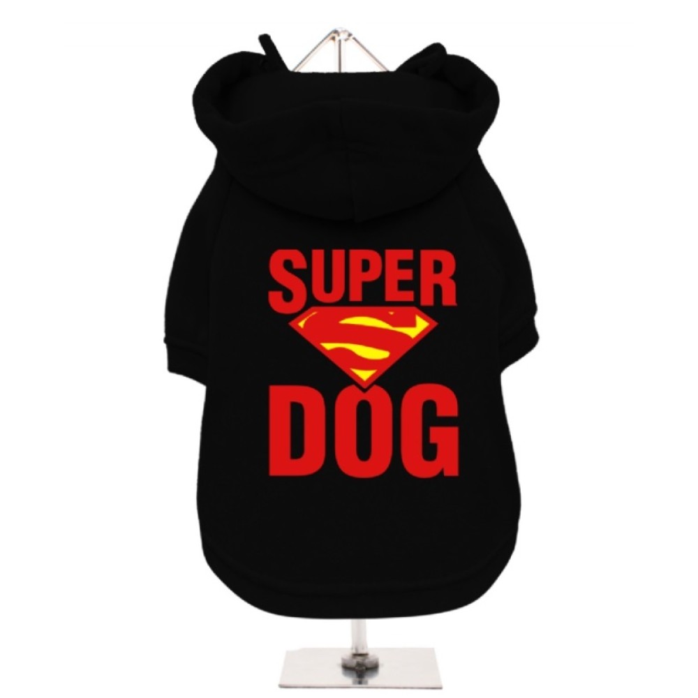 Μαύρο Φούτερ για Σκύλους Super Dog
