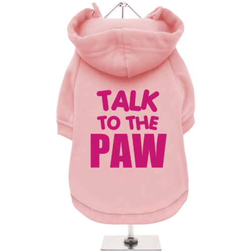 Ροζ Φούτερ για Σκύλους Talk to the Paw