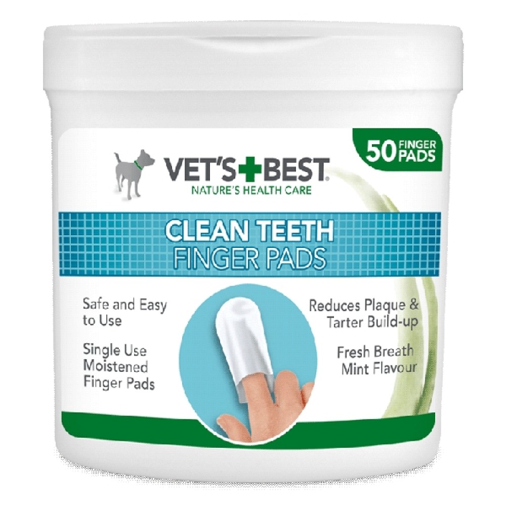 Vet's Best Μαντηλάκια Καθαρισμού Δοντιών Κατοικίδιου 50pcs