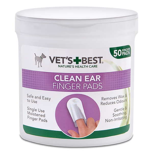 Vet's Best Μαντηλάκια Καθαρισμού Αυτιών Κατοικίδιου 50pcs