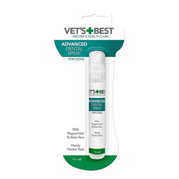 Vet's Best Advanced Dental Spray με Μέντα και Αλόη 14ml