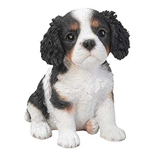 Διακοσμητικό Ομοίωμα Σκύλου Real Life King Charles Puppy 16cm
