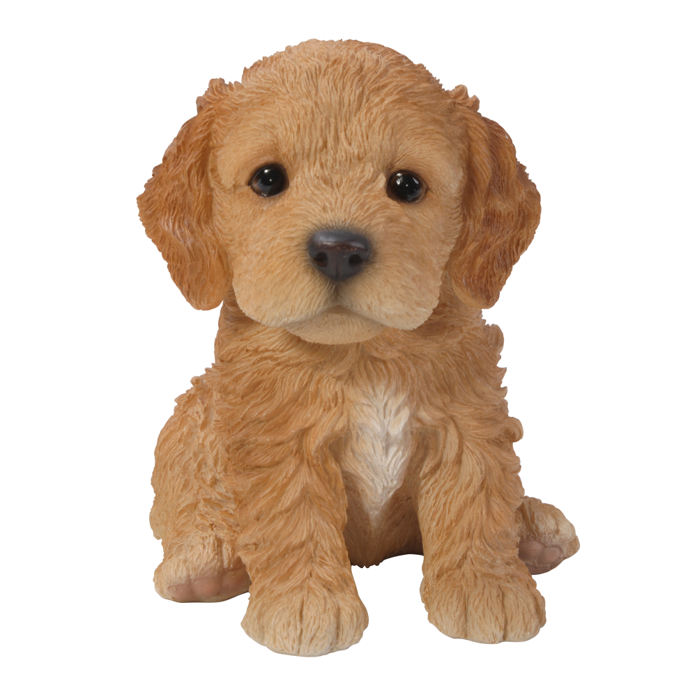 Διακοσμητικό Ομοίωμα Σκύλου από Ρητίνη Cockapoo Puppy 17cm