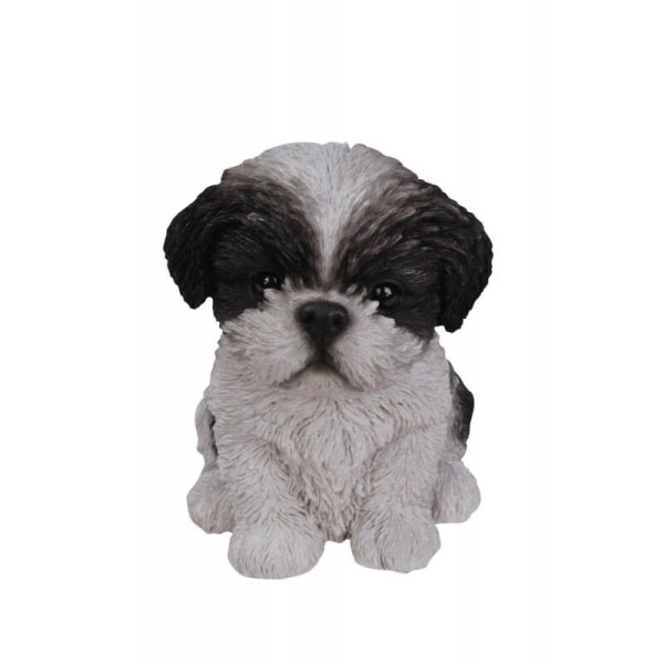 Διακοσμητικό Ομοίωμα Σκύλου Real Life Shihtzu Puppy 17cm