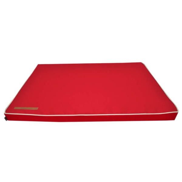 Woof Moda Αδιάβροχο Στρώμα Πολλαπλών Χρήσεων για Κατοικίδια Κόκκινο 95x55x4cm