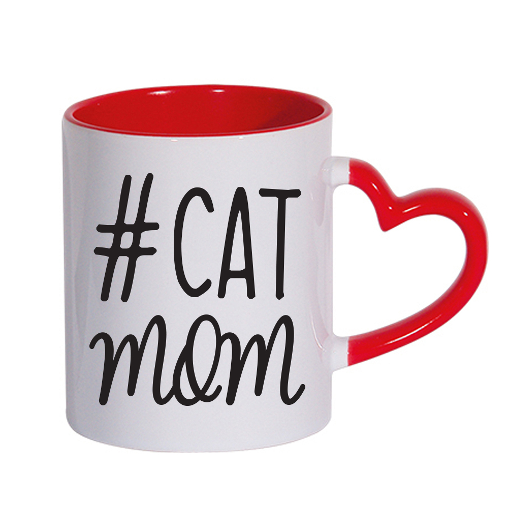 Κούπα από Πορσελάνη #Cat Mum Valentine's Edition