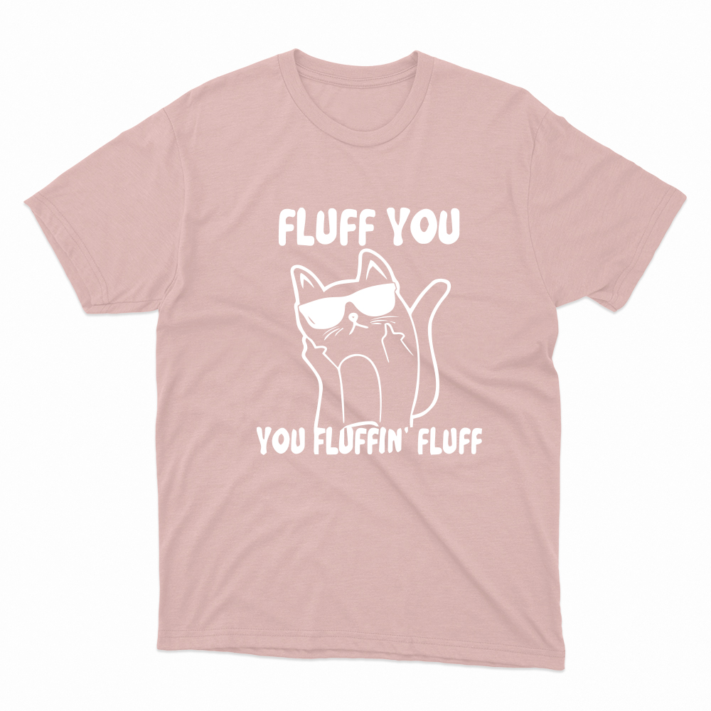Unisex Οργανικό Ροζ T-shirt Fluffy You