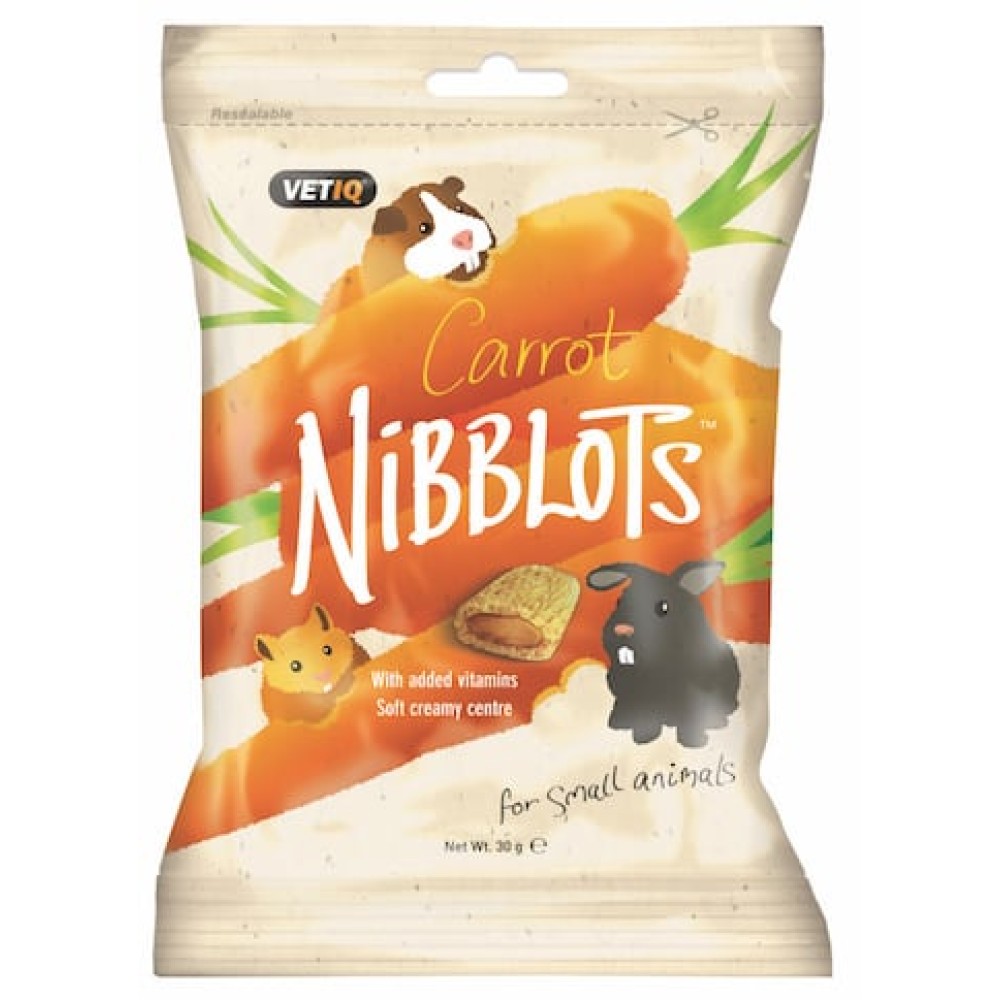 Snack για Μικρά Ζώα Nibblots Καρότο 30g